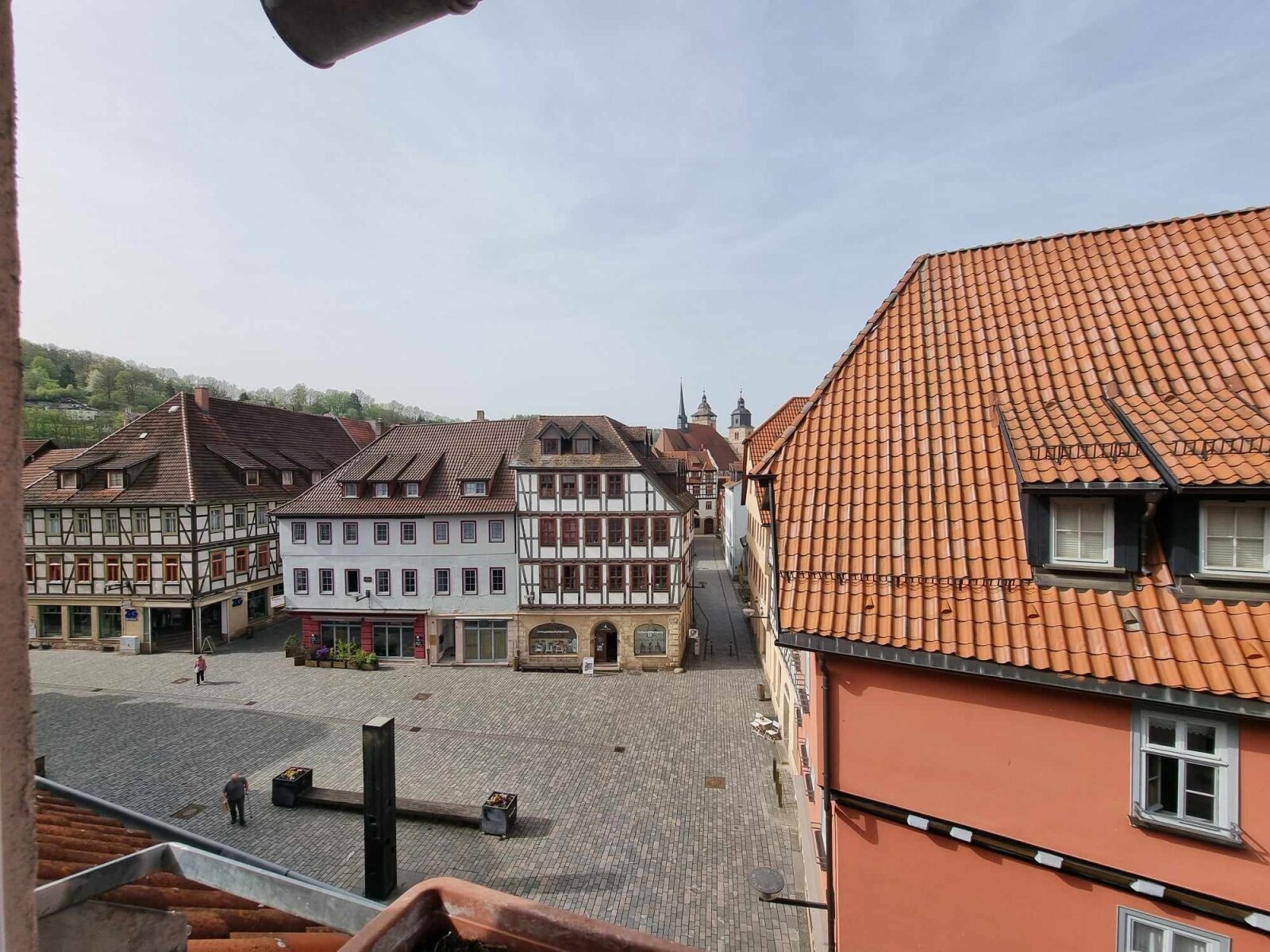 Blick über den Lutherplatz