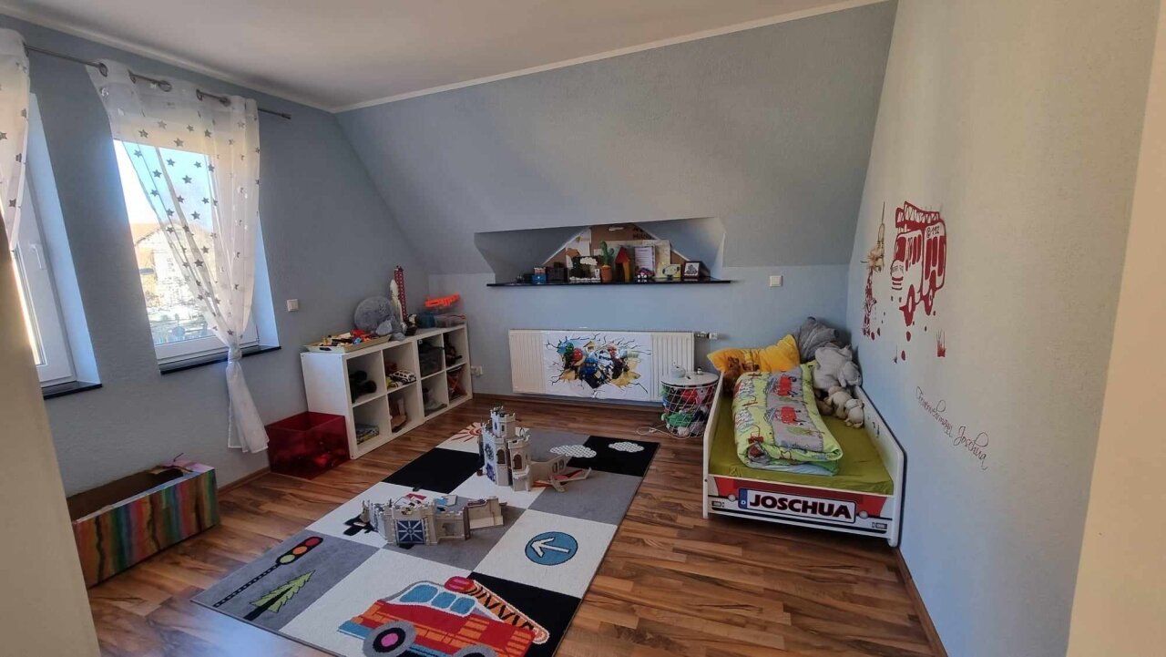 Kinderzimmer im Dachgeschoss