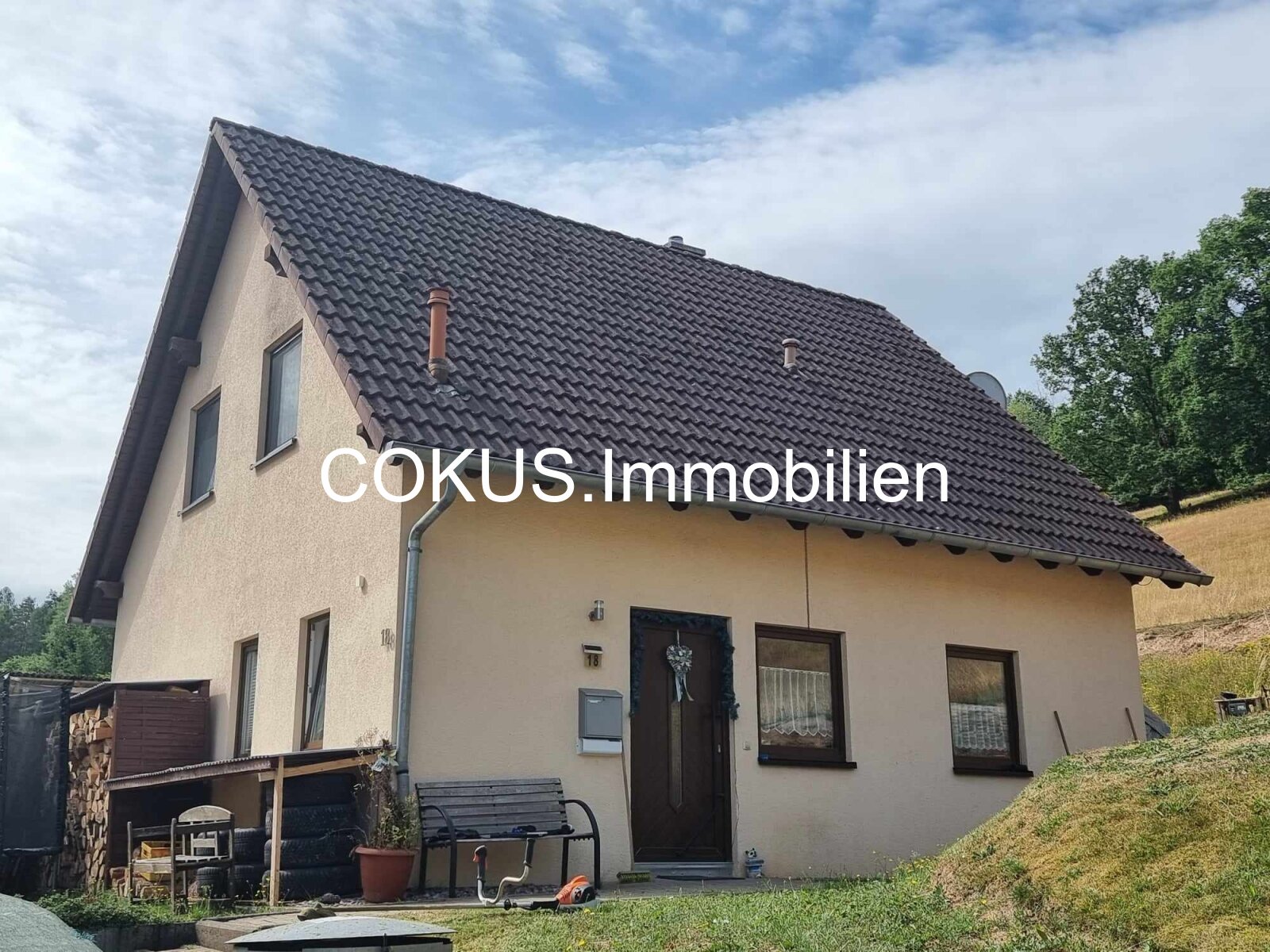 Modernes Einfamilienhaus mit Naturblick und gemütlichem Wohncharakter Modernes Einfamilienhaus mit Naturblick und gemütlichem Wohncharakter